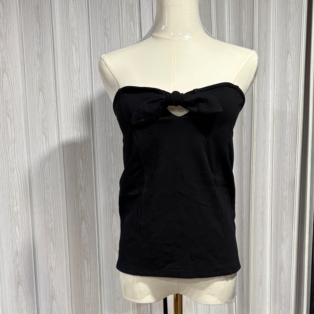 Express Black Bow-Front Camisole